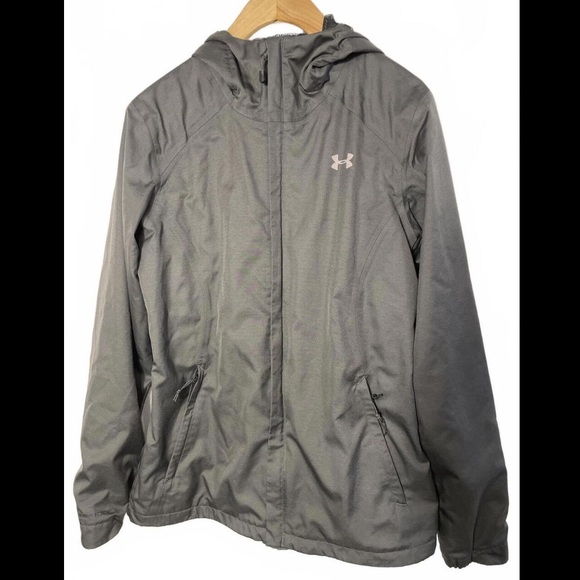 Under Armour Jackets & Blazers - Under Armour Windbreaker Jacket Women's Size Small Gray Storm Sporty Lightweight